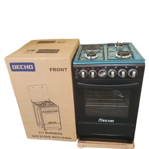 {New arrival offer} Decho 50×55 3+1 Standing Cooker with Electric Oven – Efficient & Modern Kitchen Appliance, Cook smarter, faster, and in style, order your Decho cooker today!