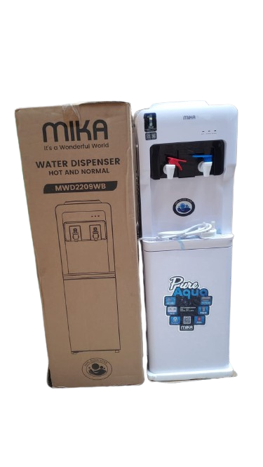 Mika Free Standing Water Dispenser – Hot & Cold with Storage Cabinet, Energy Efficient, Stay refreshed and upgrade your space today,  order now for reliable, everyday convenience!