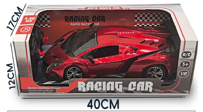 Remote-Controlled Racing Car – Rechargeable & High-Speed Fun, Rechargeable for continuous play, no extra batteries needed, Easy-to-use remote control for precise action.
