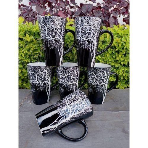 DOUBLE DEAL OFFER !! 6PCS Ceramic Tree Mugs + 6PCS Ceramic Tree Plates – Elegant Matching Drink & Dining Set, Order today and enjoy a complete, elegant dining and drinkware set !