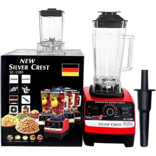 DOUBLE DEAL OFFER !! 2-in-1 SilverCrest Commercial Blender + 6 FREE Smoothie Glasses – Heavy Duty High-Speed Blender, Order now and start enjoying powerful blending and FREE extras today.