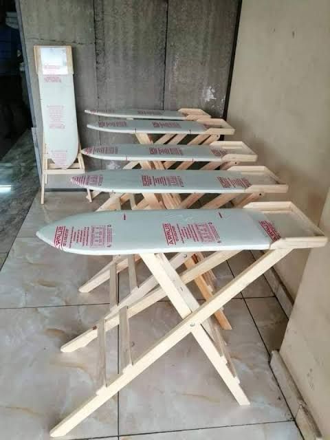 REDUCED PRICE🦋Wooden Ironing Board,locally Made🎇unique product made out of wood. Has a broad surface area to handle ironing more easily. It's very strong and doesn't collapse on you. It is very stab