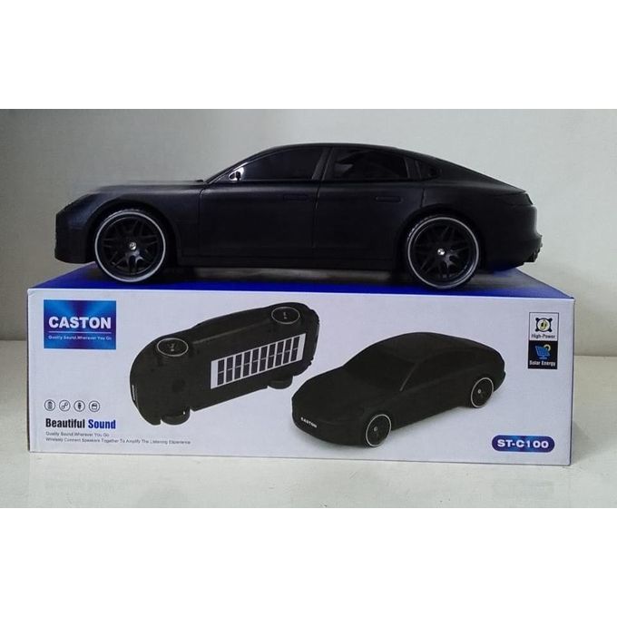 Caston Bluetooth Speaker- Car Shaped Portable Bluetooth Wireless Speaker Supports BT/USB/TF Card/Aux/FM. Large 4000mAh Batter for 8 hours Playtime. Perfect for Picnics or any other Outdoor activity