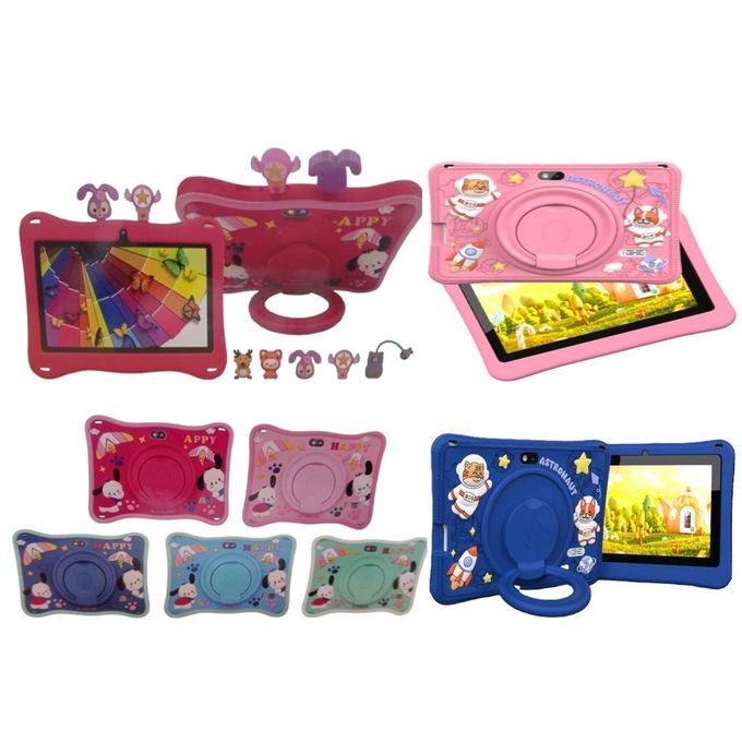 S Color Kids Android Tablet – 6GB RAM, 256GB ROM. 5000mAh battery – Provides long hours of uninterrupted use. Display: 7.0” HD screen. Cameras: 8.0MP + 13.0MP dual rear. Connectivity: WiFi, Bluetooth