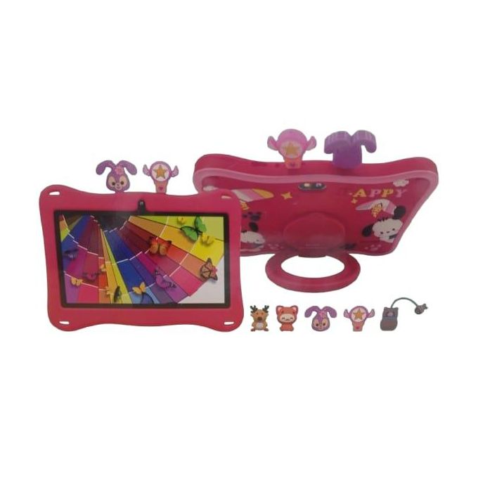 S Color Kids Android Tablet – 6GB RAM, 256GB ROM. 5000mAh battery – Provides long hours of uninterrupted use. Display: 7.0” HD screen. Cameras: 8.0MP + 13.0MP dual rear. Connectivity: WiFi, Bluetooth
