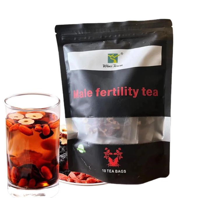 Wins Town Male Fertility Tea. Improve Man Energy Function Enhancement Tea for Male Fertility Pick the teabag into the cup, brew it with boiling water for 3-5 minutes then drink, every teabag can be re