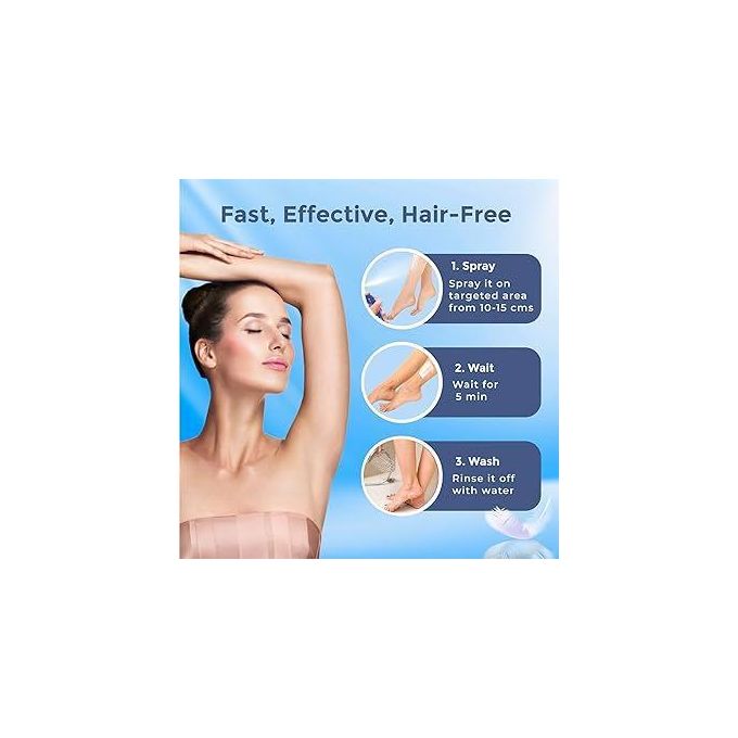 Disaar Hair Removal Spray Foam Painless, Smooth & Effective for Legs, Hands, Bikini, and Armpits. Say goodbye to razors and hello to effortless smoothness with Disaar Hair Removal Spray Foam. Speciall