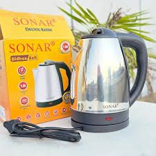 🪻NEW OFFER🪻🍃ONLY AT KILIMALL 🤪Sonar Stainless Steel 1.8Ltr Electric Kettle,1.5m Power Cord,1500W Fast Boil.1.5m extra long power cord
Fast Boiling 
Large 1.8 Litre capacity
Built-in boil-dry and o