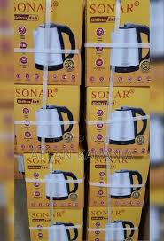 🪻NEW OFFER🪻🍃ONLY AT KILIMALL 🤪Sonar Stainless Steel 1.8Ltr Electric Kettle,1.5m Power Cord,1500W Fast Boil.1.5m extra long power cord
Fast Boiling 
Large 1.8 Litre capacity
Built-in boil-dry and o