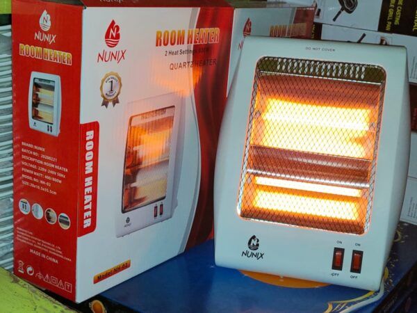 Nunix NH-02 Fan Heater, 800W Electric Room Space Heater