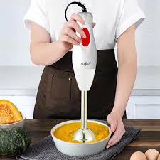 Electric Hand Blender Stick Blender Handheld Immersion Blender with Stainless Steel Blades Hand Blender Food Blender Electric Stick