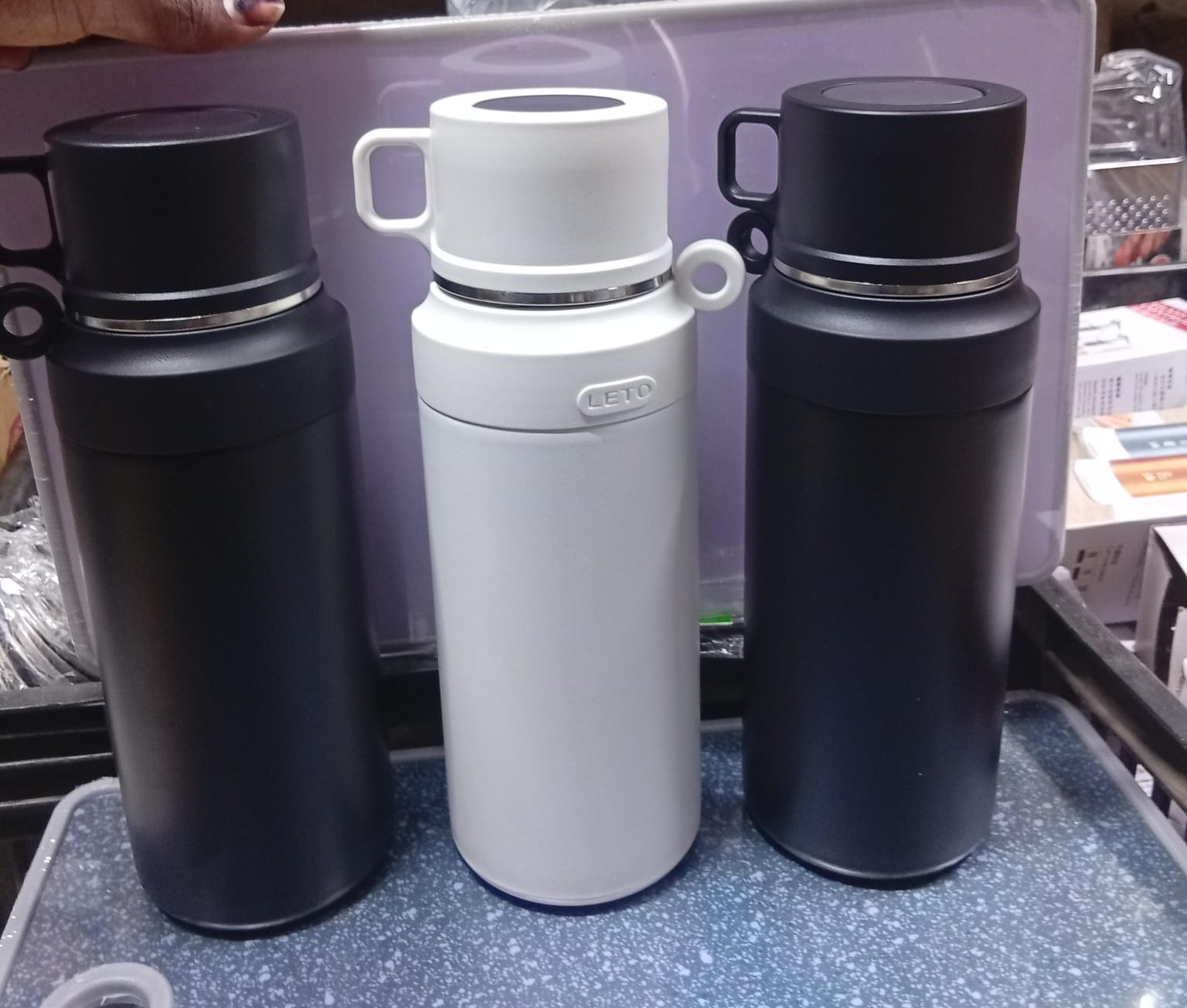 800ml insulated Tea/water/juice flask, Easy to Carry for Office and Outdoors double wall