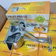 Aluminium Hand Juicer Heavy Duty Aluminum Metal Manual Fruit Juicer Lemon Orange Juicer (Silver