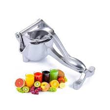 Aluminium Hand Juicer Heavy Duty Aluminum Metal Manual Fruit Juicer Lemon Orange Juicer (Silver