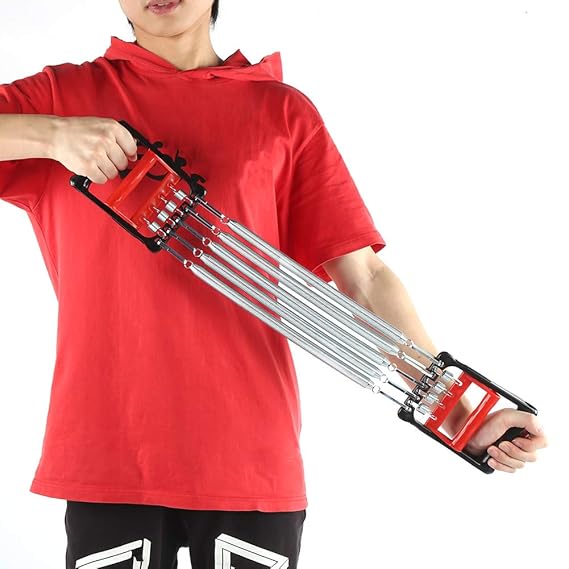 Multifunction Pedal Spring, Three Purpose Chest Expander, Stable Performance Convenient to Use Spring Chest Developer Fitness Equipment for Men Women tummy trimmer