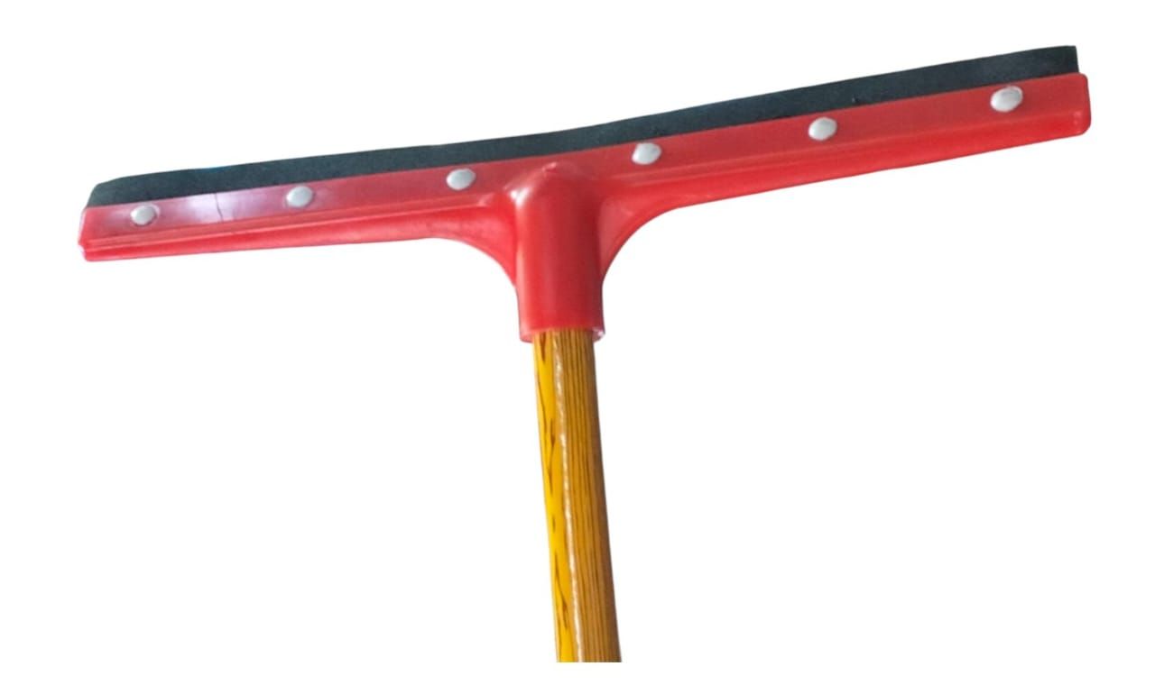 SQUEEZERS with stick Cleaning Floor Wiper, Wide Quality Rubber Strip with Telescopic Sturdy Rod to Adjust to Your Height for All Kind of Floors for CleaningBathroom/Kitchen/Terrace/Multiple use