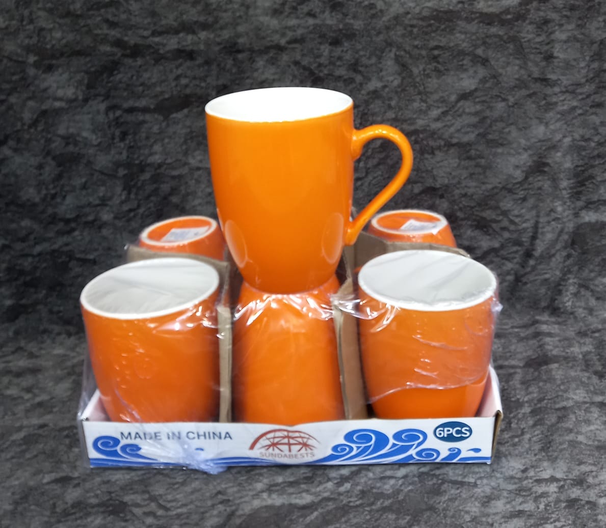 6pcs Modern Ceramic Coffee Mugs Set with handle for Tea/Latte/Cappuccino/Milk/Cocoa.