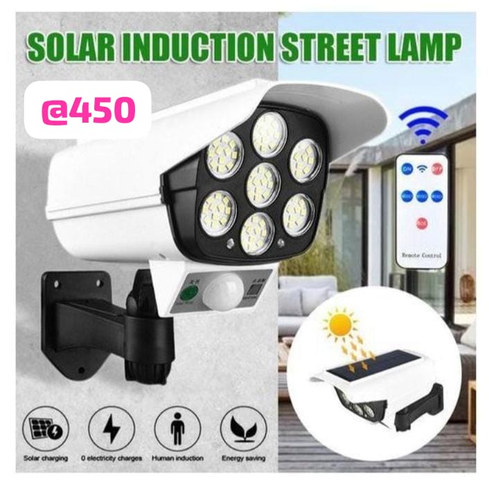 Solar Security Lights Outdoor Motion Sensor, Dummy Camera Light IP66 Waterproof for Yard Garden Garage Illumination and Protection
