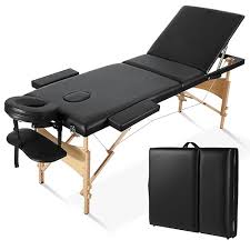 Massage Table 2 Folding Portable Massage Table lash bed Massage wooden Bed, professional 73 Inches Long Lash Bed Spa Bed Tattoo Table wooden with Carrying Case & facial cradle