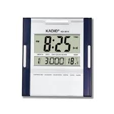 KADIO New Digital Jumbo Wall Mount & Table Temperature Display Clock Kd-3810 Lcd