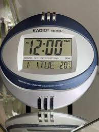 KADIO Kd-3806 Big Digital Alarm Calendar Temperature Display Table Desk Wall Clock Timer Watch