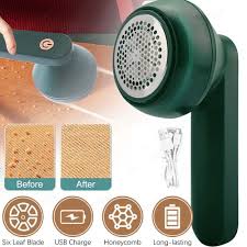 Electric Fabric Shaver, Lint Remover USB Rechargeable Lightweight Portable Pet Hair Clothes Shaver