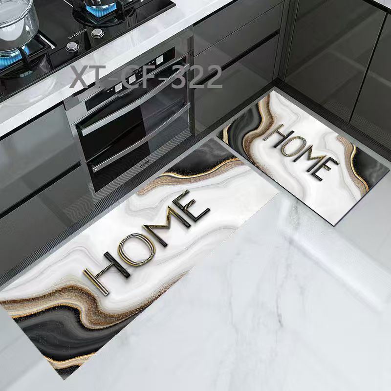 2pcs High quality medium grip Rubber underside floor 3D 2in1 kitchen mat Size 40*60cm
40*120cm; thickness 2.5mm