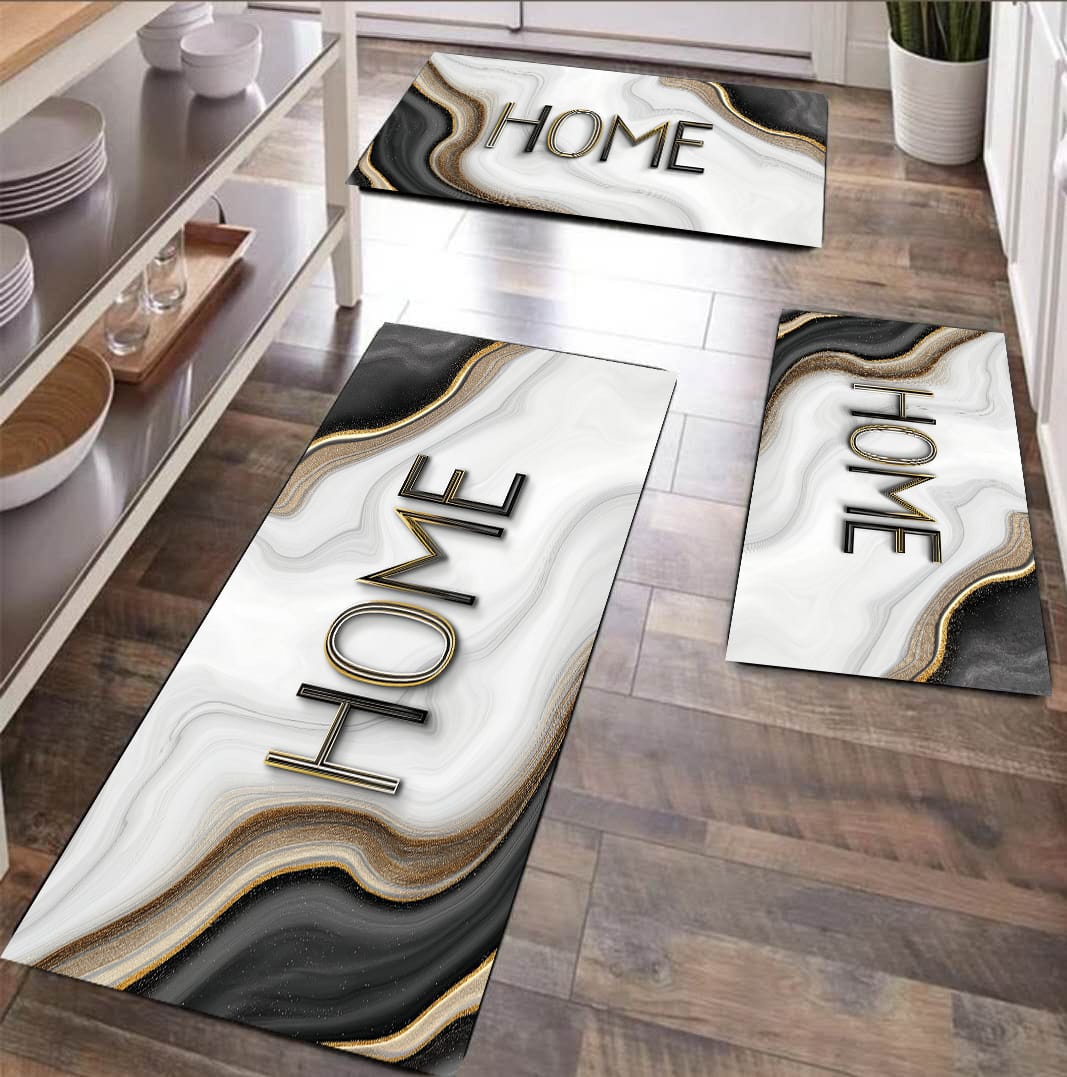 2pcs High quality medium grip Rubber underside floor 3D 2in1 kitchen mat Size 40*60cm
40*120cm; thickness 2.5mm