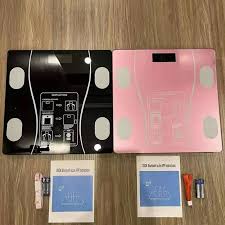 Body Fat Scale Bluetooth, Smart Digital Weight Bathroom Scales Weighing BMI with Auto Calibration, USB Rechargeable Composition Monitors Smartphone App