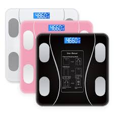 Body Fat Scale Bluetooth, Smart Digital Weight Bathroom Scales Weighing BMI with Auto Calibration, USB Rechargeable Composition Monitors Smartphone App