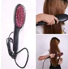 Electric Hair Straightener Brush Hair Straightening Comb Ionic Hair Brush Hot Irons Comb Hairbrush LCD Styling Heating Comb
