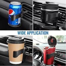 Car Drink Holder, Adjustable Cup Holder, Car Universal Car Drink Holder with Clips for Car Ashtray, Coffee Cup and Drink Can
