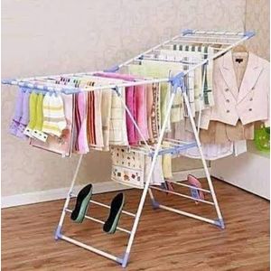 ✔️Built For Ease✔️PORTABLE FOLDABLE CLOTHES DRYING HANGING RACK.Made of high quality Iron Tube structure of science,
Never Rust like many other products in the market
Uses multiple tubes
Thicker Stain