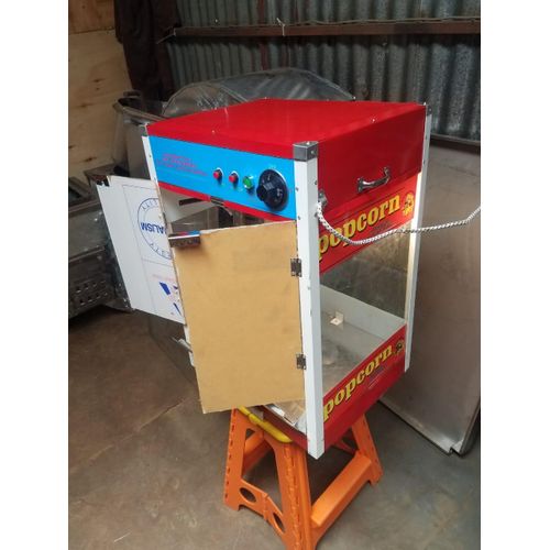 [CLEARANCE SALE] Popcorn Maker Machine Commercial.[Healthier Choice] This popcorn machine adopts heating coil with little oil used. Deliciously low-fat and all natural with no salt or artificial flavo