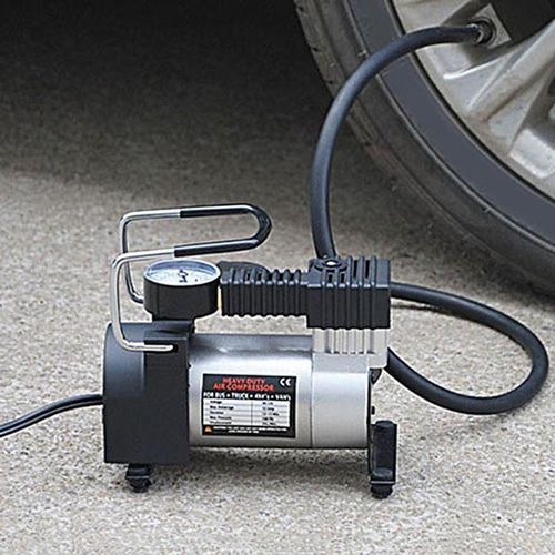 Tire Inflator Pump Single Cylinder Heavy Duty SINGLE AIR COMPRESSOR.12V single cylinder car air pump car tire inflator, small size and portable.
Come with 3 different air nozzles, suitable for cars, s