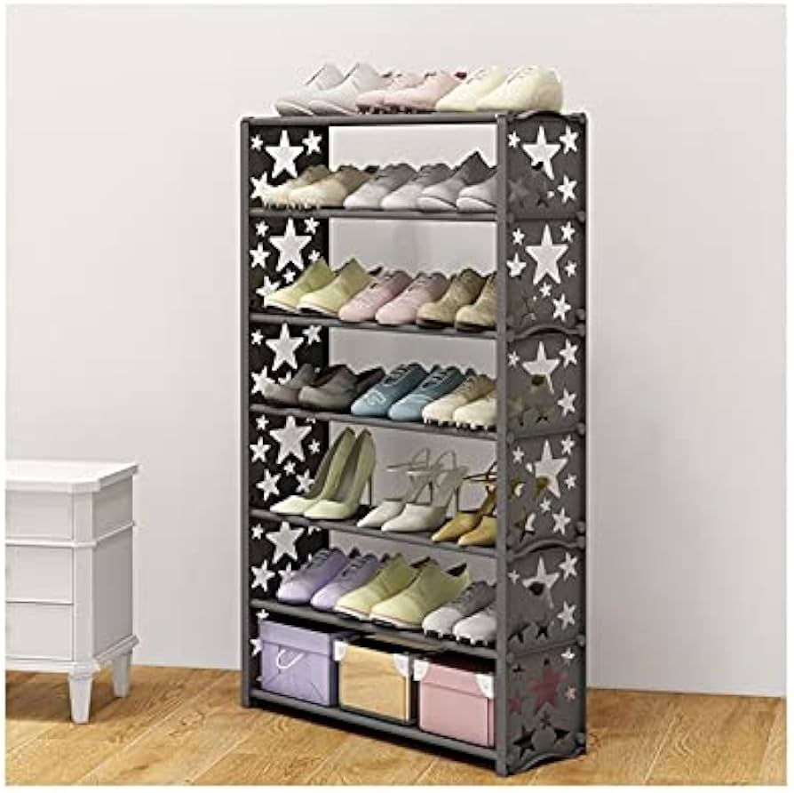 🍊7 layer Nordic wind simple multifunctional rack 😎🧏‍♀️Space Saving Portable Shoe Shelf for 21+ Pairs Ideal for Home, Bedroom, Closet & Entryway
Maximize your shoe storage in style with this 10-Tier
