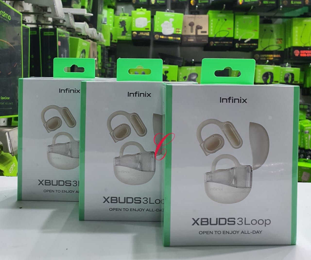 🦋DONT MISS OUT🤩Infinix Xbuds 3 Loop XEOE01 True Wireless Earphones – 36-Hour Playtime, Snug Fit – Now Available🦋Premium quality and ergonomic design
✔ Designed for long-lasting performance