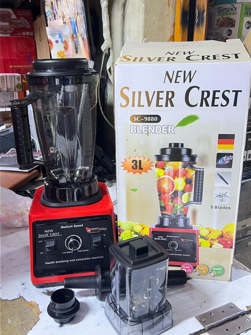 🎀PRICE DROP🥰QUALITY YOU CANT TRUST🥰High Power 8000Watts, 3L Commercial Grade Blender, Food Processor🎊Commerc
3 HP, 3L jar
Single Phase
8000WTTS
Variable Speed Control 
Industrial High Speed Motor