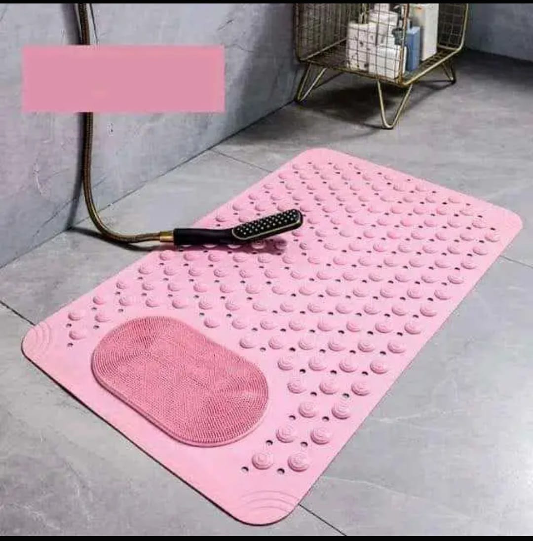 BATHROOM MAT.  Anti-Slip Bathroom Mat With Strong- Grip, Also Allows Water to Drain. Size 50CM x80CM And 60CMx90CM.