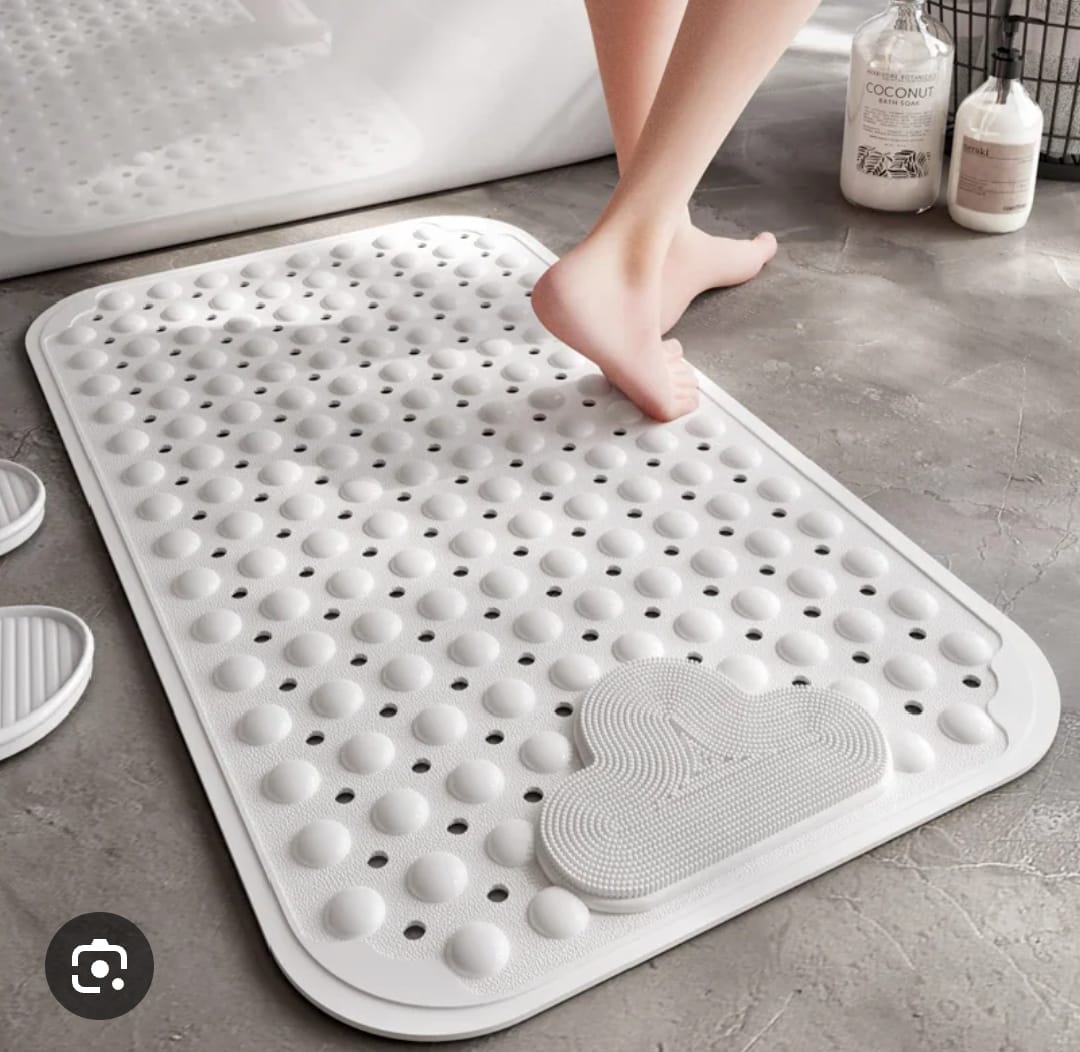 BATHROOM MAT.  Anti-Slip Bathroom Mat With Strong- Grip, Also Allows Water to Drain. Size 50CM x80CM And 60CMx90CM.