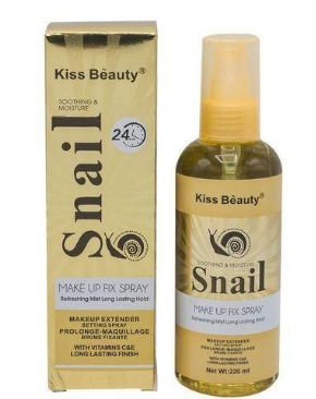Kiss Beauty Snail Make Up Fix Spray-Setting Spray Long Lasting -220ml view 2