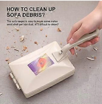 Carpet Brush Mini Vacuum Cleaner – Easy, Quick & Fun Cleaning Tool for Home Rugs and Mats