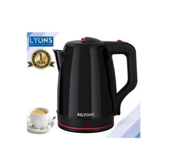 AILYONS/IPCONE 2.0ltrs Stainless Steel Electric Kettle, Automatic Hot Water Boiler or Heater Jug Auto Shutoff