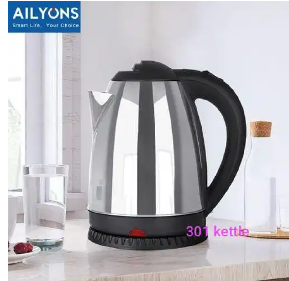 AILYONS/IPCONE 2.0ltrs Stainless Steel Electric Kettle, Automatic Hot Water Boiler or Heater Jug Auto Shutoff