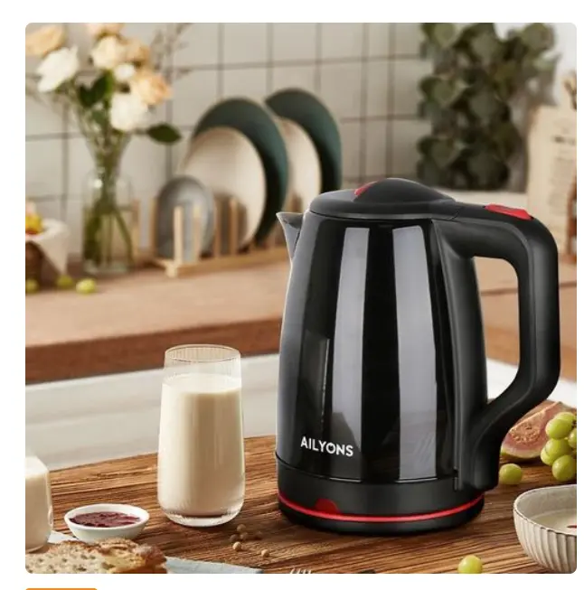 GRAB YOURS TODAY // ON OFFER📍📍AILYONS/IPCONE 1.8L Top Quality Stainless Steel Electric Kettle Hotel Guest Room Automatic Shut Off Portable Electric Kettle