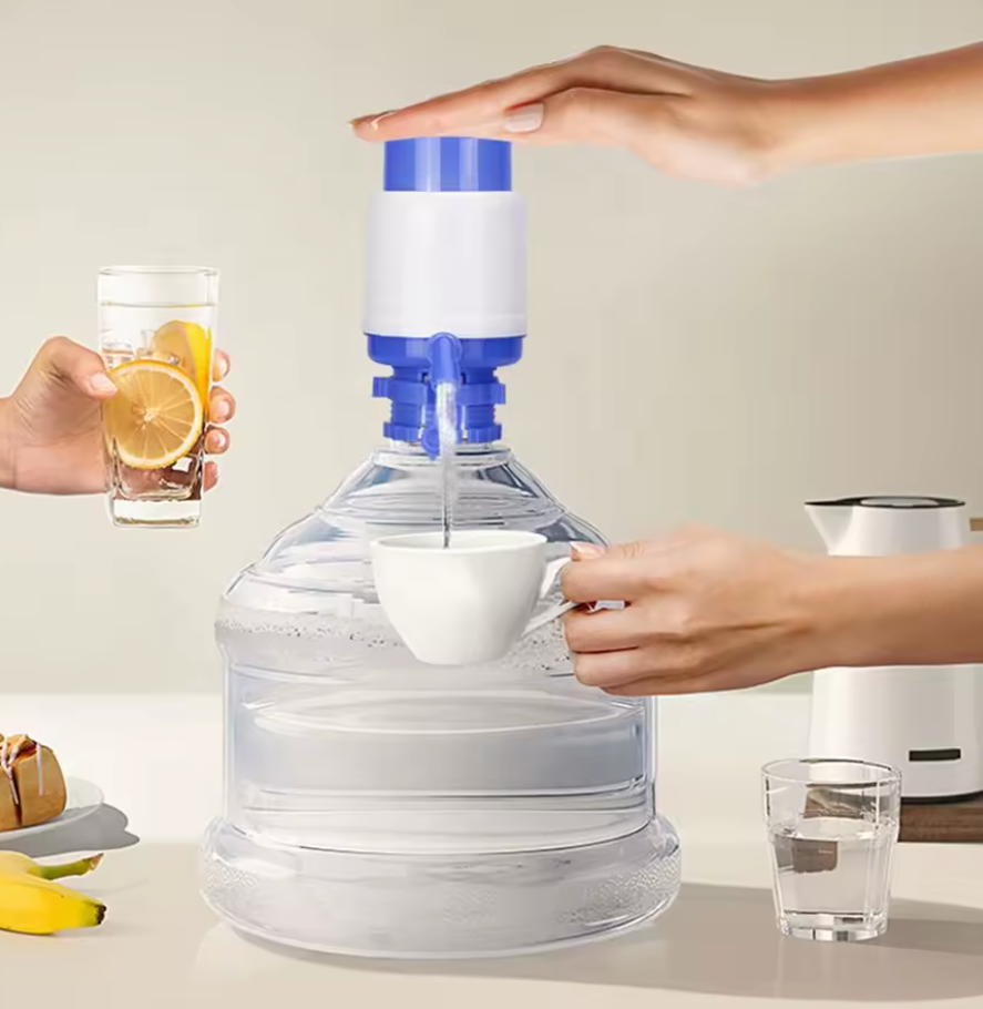 {OFFER!! OFFER!!} Portable Water Dispenser Pump Manual Water Pump Stand Plastic Cold Manual Water Pump