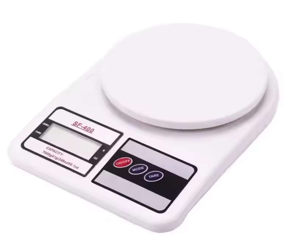 🎉 Crazy Offer – Today Only 🎉Unique 10Kg 1g Precision Electronic Kitchen Scale SF-400 LCD Display with Lid Nutritional Weighing Battery Powered