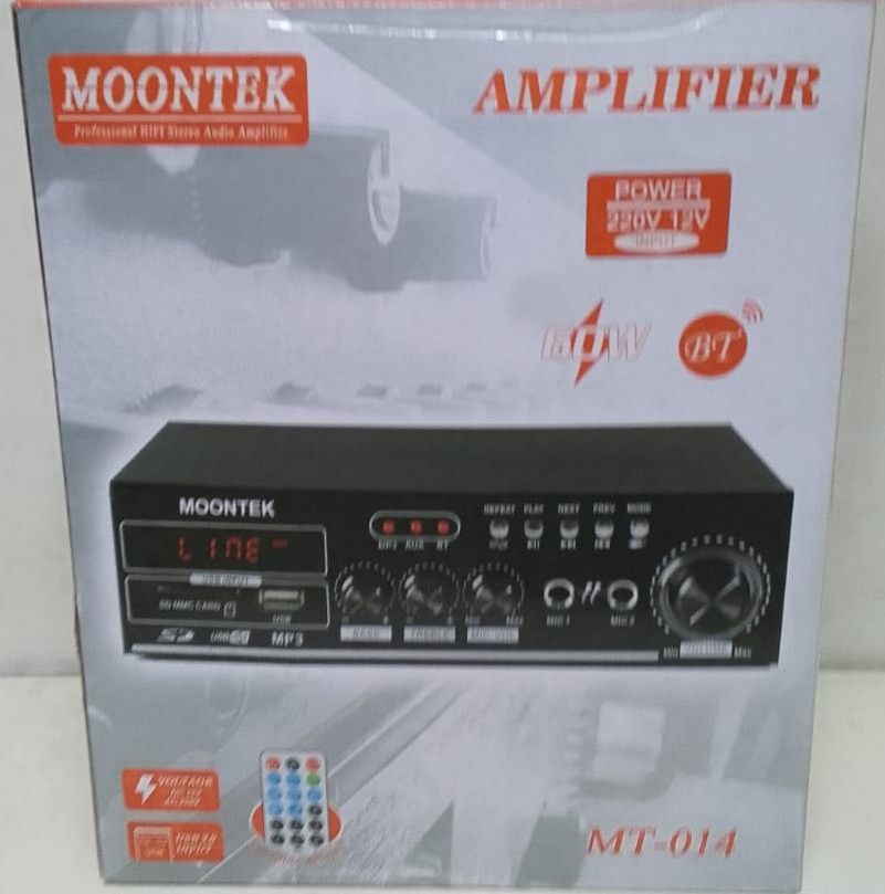 FLASH SALE DEALS!!!  MOONTEK MT-014 HIFI STEREO AMPLIFIER with Mic Ports (Supports Bluetooth)