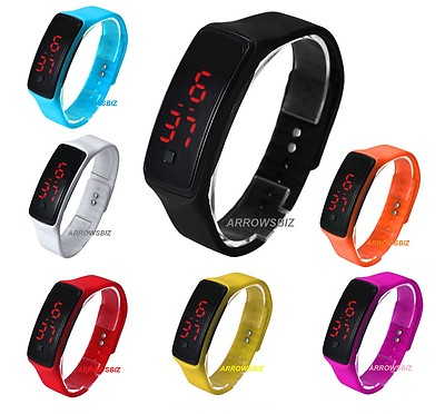 DISCOUNTED DEALS!!!Fashion Bracelet Watch for Kids Girls Boys Sport Electronic Wristwatch LED Waterproof Digital Clock Touch screen Touch screen made in China