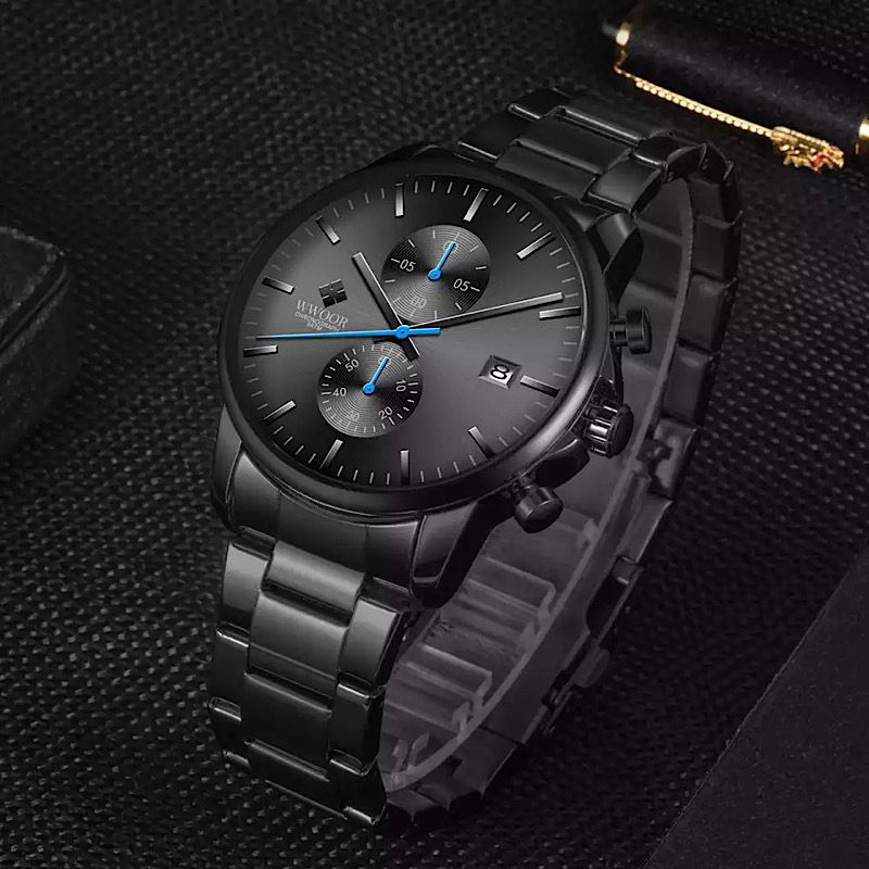 Wwoor Men's Functional Chronograph Wrist Watch